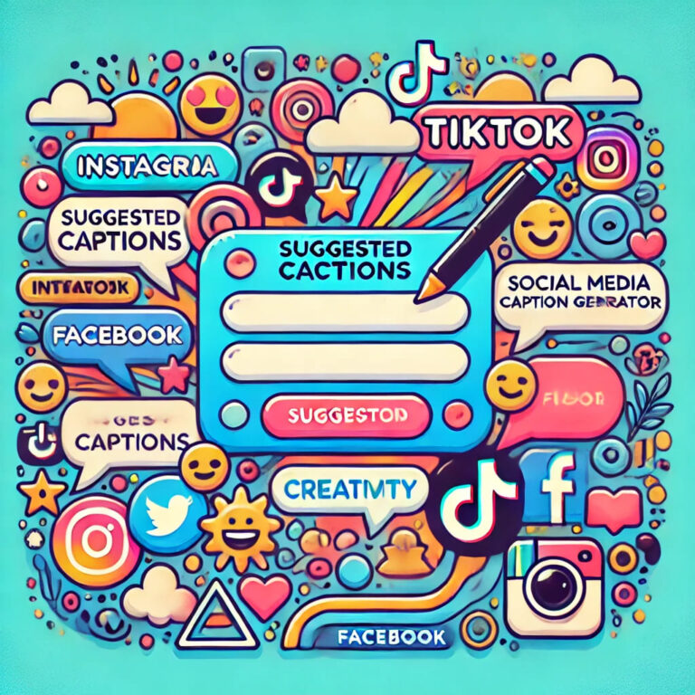 Generator für trendige Social-Media-Unterschriften Vorlagen365