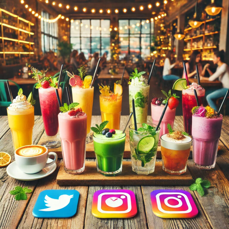 Getränke-Ideen für deine Social-Media-Posts Vorlagen365